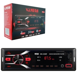 Mega vm-404 oto teyp 4x50 watt bluetooth 2xusb sd fm aux