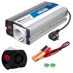 Mervesan mrw-i-600-12c inverter modifiye sinüs 12-24v 600w akü şarj