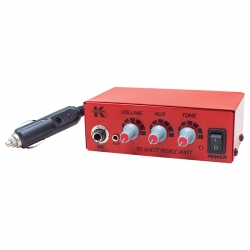 Magicvoice mv-2022 pa-50w plastik kasa  12 volt mini 50 watt pazarci anfisi