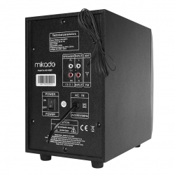 Mikado md-415bt rgb 2+1 20 watt bassli fm/bt/sd/usb bluetooth ses sistemi multimedya hoparlör