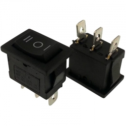 Mini işiksiz 3 konumlu on-off-on yükseltici anahtari (ic-123a)