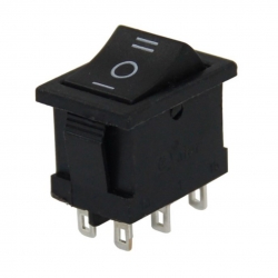 Mini işiksiz anahtar 6p on-off-on 6p (ic-123-6)