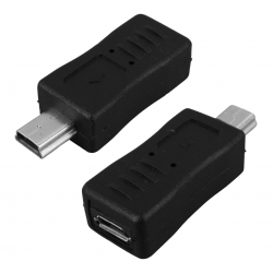 Mini usb erkek/micro usb dişi çevirici aparat