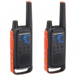 Motorola TLKR-T82 10 Km Siyah PMR El Telsizi 2'Li Paket
