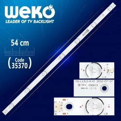 Ms-l1312-r v2 - a3 192-196lm 6.2-6.4v 0x wr - 54 cm 7 ledli - (wk-977)