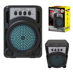 Müzik kutusu şarjli bt/usb rgb led hf-185