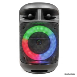 Müzik kutusu şarjli usb/sd/aux/mic/fm ledli am-402