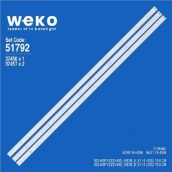 Next YE-4036 40' 3 Adet Tv Led Bar