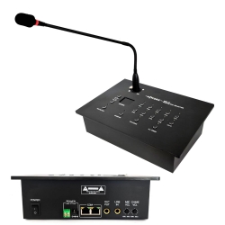 Niwork mic-10 acil anons çağrı kontrol ünitesi dijital 10 bölge