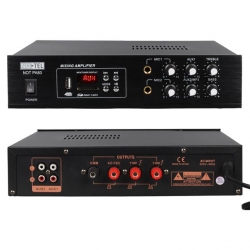 No-Tel 50 W Mini USB-SD-Bluetooth 70-100 V 2 Mik. Giriş Trafolu Anfi NOT-PA80