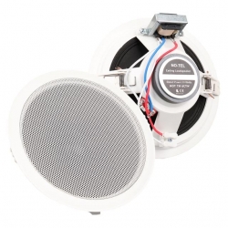 NO-TEL TH6CTW 6' 16 CM 20 Watt Beyaz Alçıpan Trafolu Hoparlör