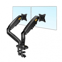 North Bayou F160 17-27' Amortisörlü Çift Kol Lcd - Led Monitör Tutucu Askı Aparatı