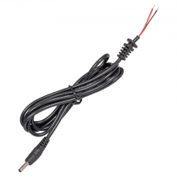 Notebook adaptörü 1.5 metre jackli siyah dc kablo 3.5*1.35