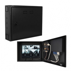 Novacom 45X35x10 Cm Dik Tip Gri Monitör Takılabilen Dvr Kabini