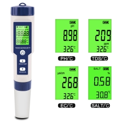 Noyafa ez-9909sp digital 5 in 1 su kalite test cihazi