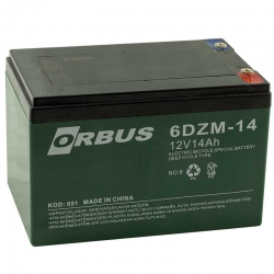 Orbus / kijo 12 volt - 14 amper elektrikli bisiklet aküsü (150 x 97 x 95 mm)