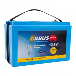 Orbus lit-12-100 12.8 volt - 100 amper lifepo4 lityum akü