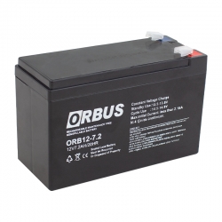 Orbus orb12-7.2 12 volt - 7.2 amper upsler için akü (150 x 65 x 90 mm)