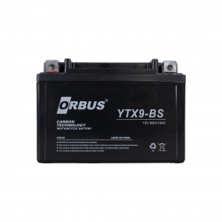 Orbus ytx9-bs 12v 9a motosiklet aküsü (150 x 86 x 107 mm) (2.9kg)