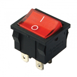 Orta boy işikli 4 pin on-off anahtar (ic-126)