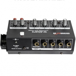 Osawa Mikrofon Giriş-1 Line Çıkış Eko’Lu 4 Kanal 20 Db Adaptörlü Mini Mikrofon Çoğaltıcı W-404FX
