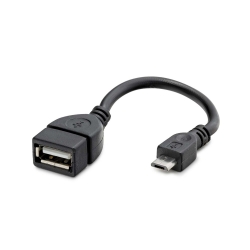 Otg usb to micro 15cm hadron hd-4590