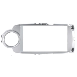 Oto tablet çerçeve 9 inç toyota yaris silver (2012-2017)