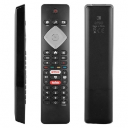 Philips BRC0884301/01- 43PUS6554- 50PUS6554/12- 55PUS6554- 65PUS6554/12 Netflix Youtube Tuşlu Lcd- Led TV Kumanda