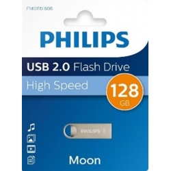 Philips FM12FD160B/00 128GB Moon Klasik Gümüş USB 2.0 Metal Flash Bellek