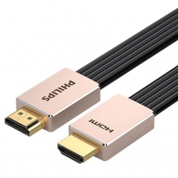 Philips SWV8100A/93 4K 60 Hz V2.1 Yassı 1 Metre HDMI Görüntü Kablosu