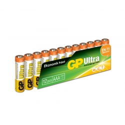 Pil aaa ince kalem alkalin (12 adet) gp ultra 24au