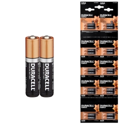 Pil aaa ince kalem alkalin 20li kartela yirtmali paket duracell simply