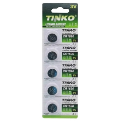 Pil düğme 1620 3v (beşli paket) tinko