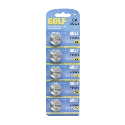 Pil düğme 2025 3v (beşli paket) golf