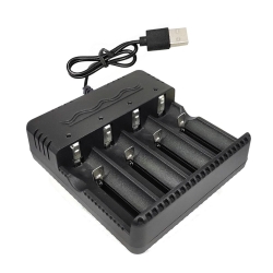 Pil şarj aleti dörtlü usb 3000mah 18650/26650/16340/14500/aa/aaa narita hd-8992c