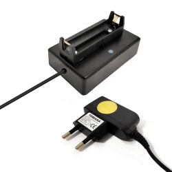 Pil şarj aleti tekli 18650 220v tmd-1620