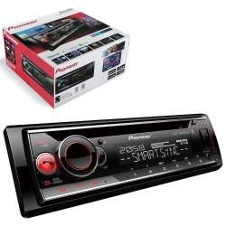 Pioneer deh-s520bt oto teyp 4x50 watt bluetooth mobil aplikasyon dvd usb fm aux