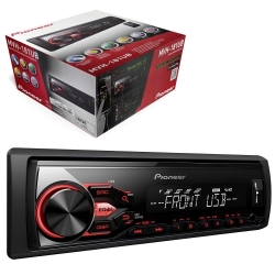 Pioneer mvh-181ub oto teyp 4x50 watt usb fm aux mobil aplikasyon