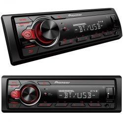 Pioneer mvh-s215bt usb/fm/aux/bt bluetoothlu mekaniksiz oto teyp 4x50 watt
