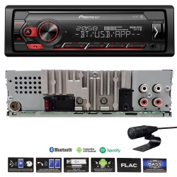 Pioneer mvh-s320bt oto teyp 4x50 watt bluetooth usb fm aux