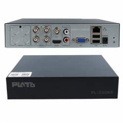 Plato PL-21065 6 İn 1 4 Kanal 1080N DVR Kayıt Cihazı (5 MP Destekli) (H265)