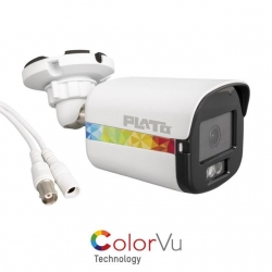 Plato PL-22995 5Mp Color Vu Mikrofonlu 2.8 Mm 3 Atom Led Metal Kasa Ahd Bullet Kamera