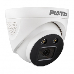 Plato pl-22996 5mp color vu mikrofonlu 3.6 mm 2 atom led plastik kasa ahd dome kamera