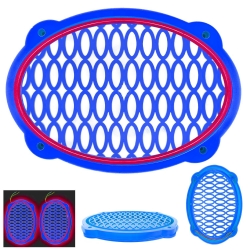 Poke midrange kapağı neon ledli oval kırmızı 2 adet