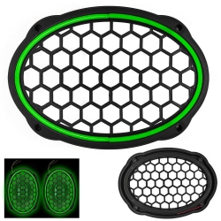 Polaxtor midrange kapağı neon ledli oval yeşil 2 adet