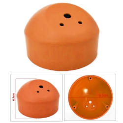 Polaxtor tweeter dome kabin yuvası 10cm tabansız turuncu 2 adet