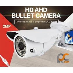 Polcam pc-0201 bullet ahd kamera 2mp 3.6mm metal dış mekan