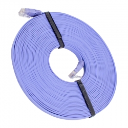 Powermaster 10 metre poşetli cat6 yassi kablo