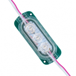 Powermaster 12 Volt 0.6 Watt Yeşil 2835 65 X 25 Mm IP65 120 Lümen 160 Derece Modül Led