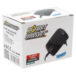 Powermaster 12 volt - 2 amper 2.5*0.7 ince uçlu tablet pc adaptörü
